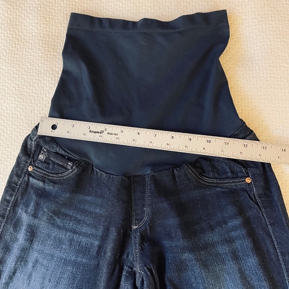 Maternity Pregnancy AG Adriano Goldschmied Dark Blue Jeans - Picture 12 of 12